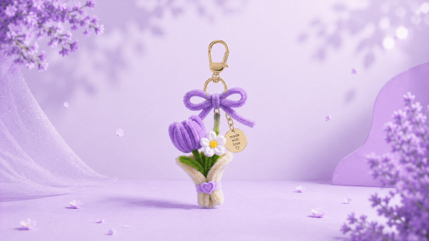 Pipe Cleaner Keychains