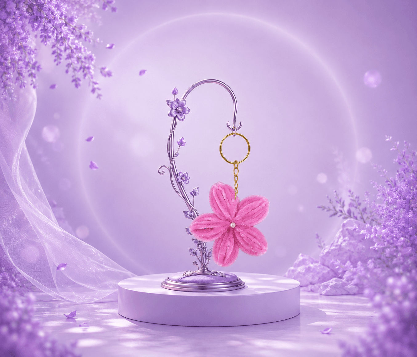 Lily Keychain